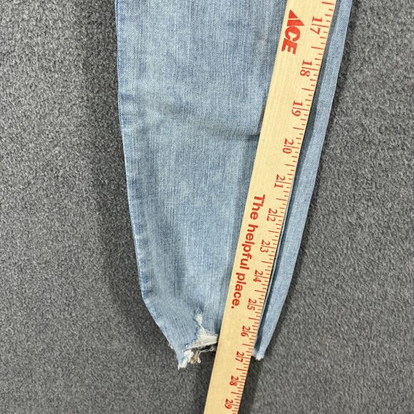 American Eagle Jeans Youth 0 Next Level Stretch Distressed Curvy Hi Rise Jegging - Picture 8 of 14